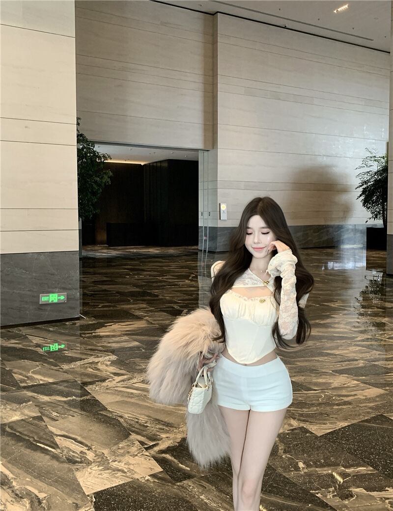 【tops】人気デザインレーストップス M28297