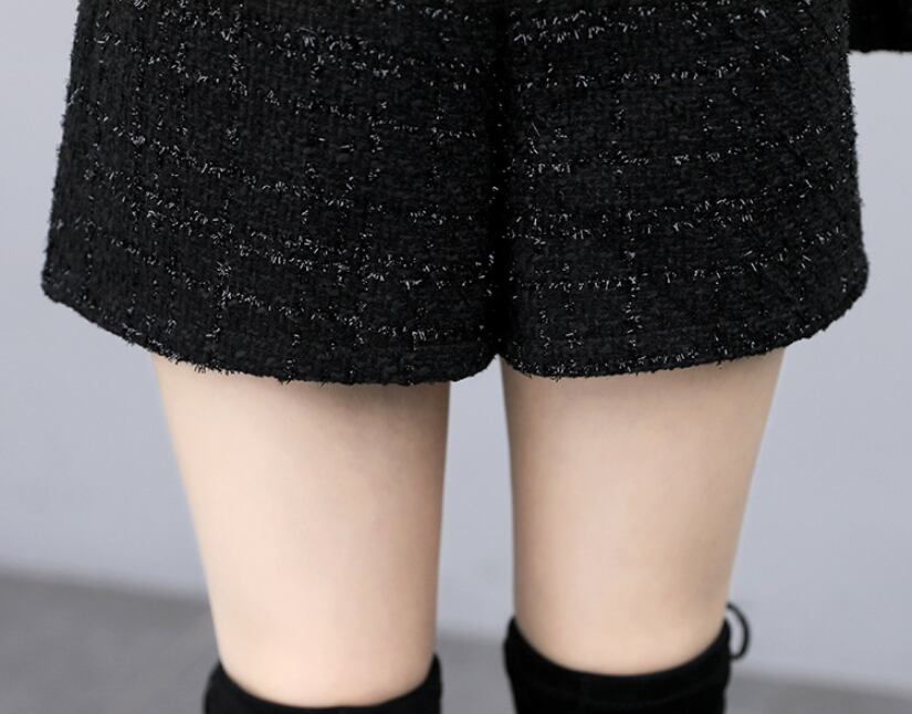 【set】好感度UP!気質満点スーツベストアウター+ショートパンツオシャレ2点セット G2861