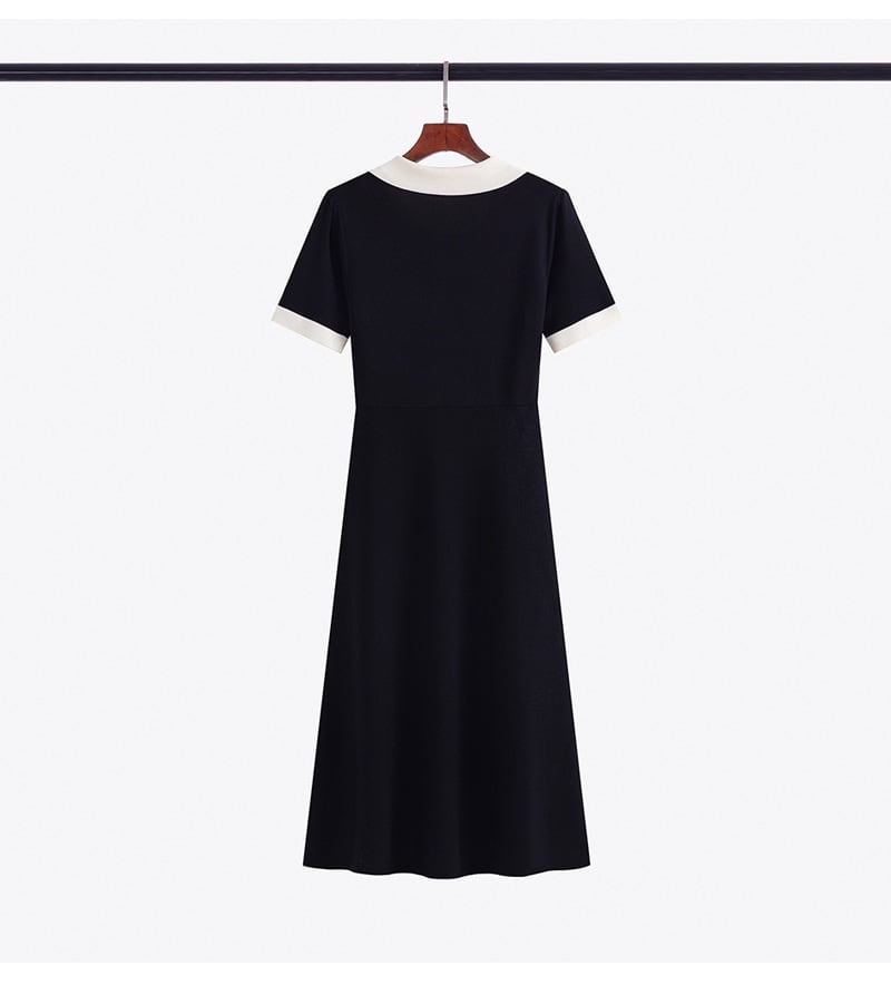 【dress】薄手ニットワンピース M29745