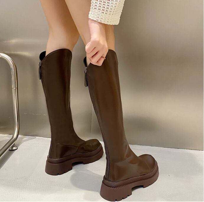 【shoes】秋冬絶好美脚レディースロングブーツG17373