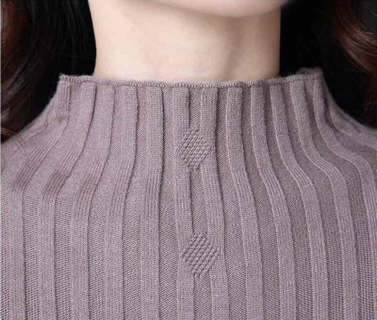 【dress】好感度UP!気質満点レトロ韓流スタイル長袖体型カバー秋冬ワンピース G3403