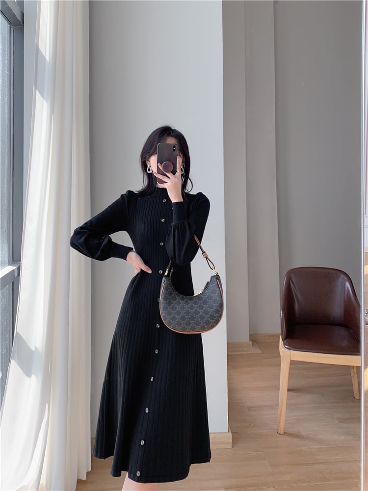 【dress】ニットワンピース M25449