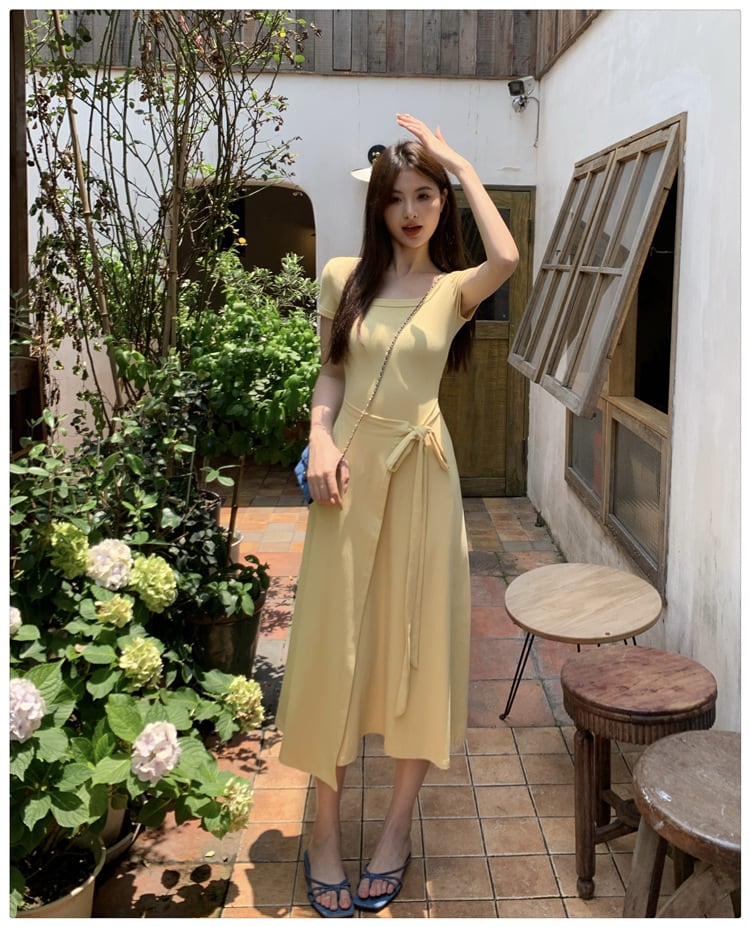 【dress】無地ワンピース M24655