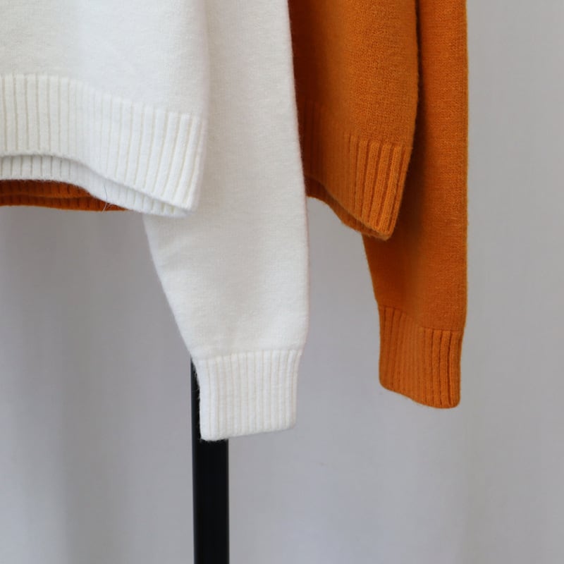 【tops】ファスナーニットセーター M27745
