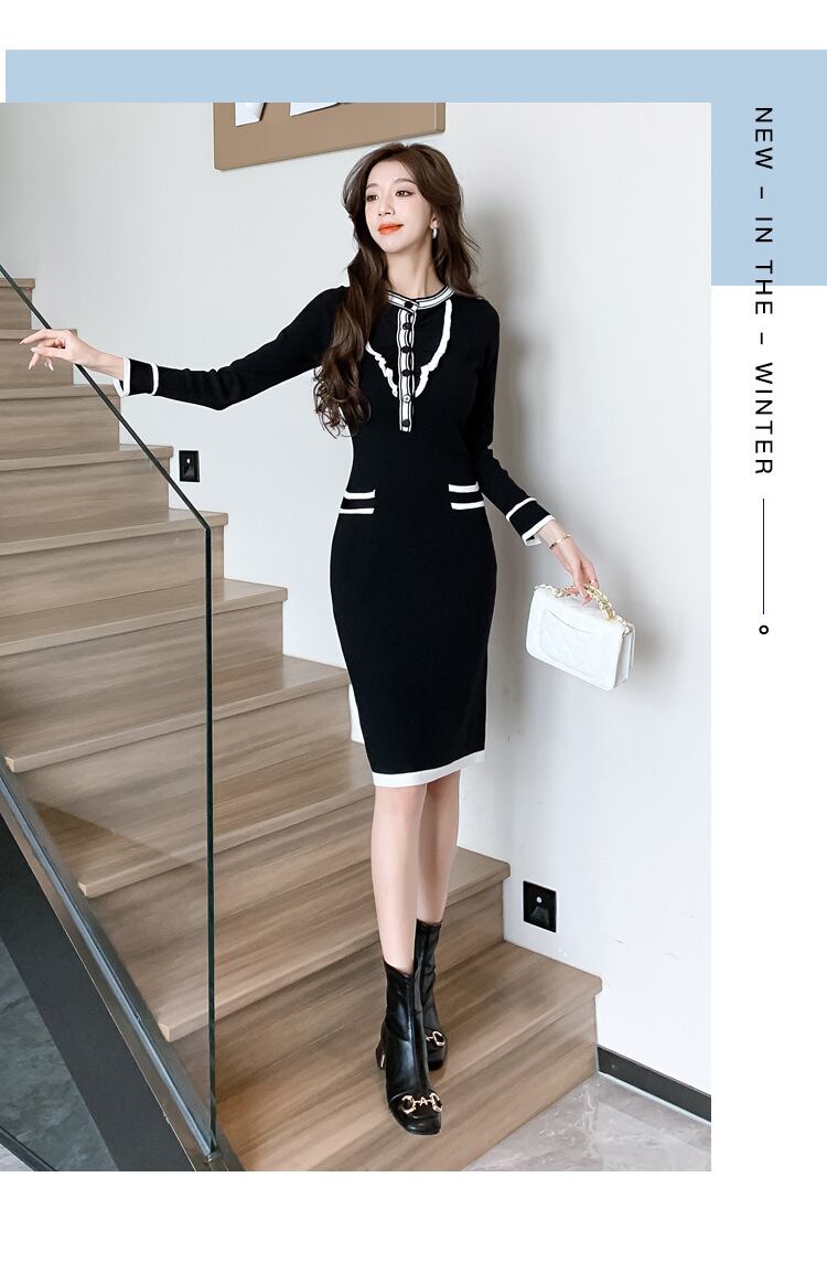 【dress】ニットワンピース M18861