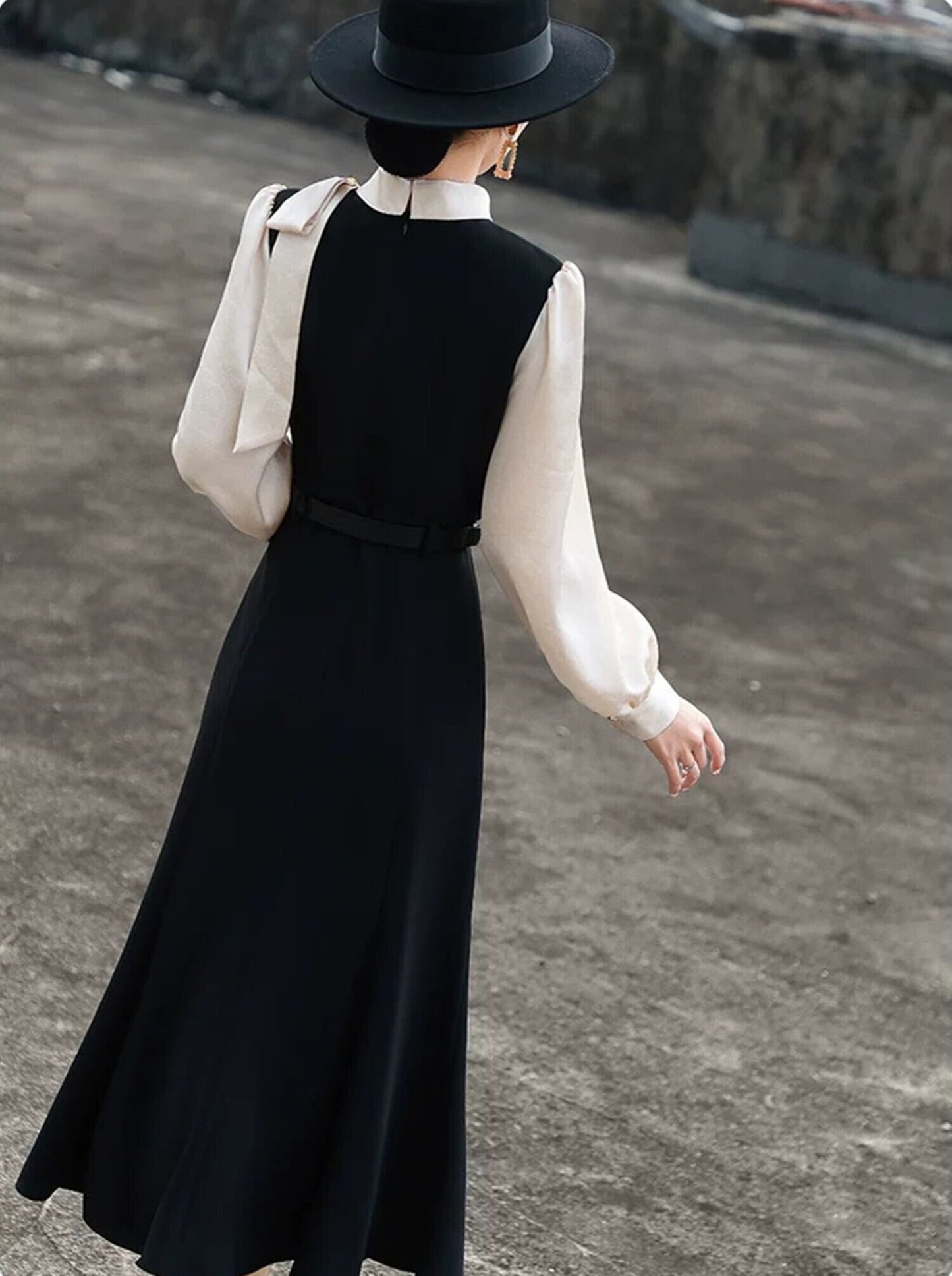 【dress】ドッキングマーメイドデートワンピース N2955