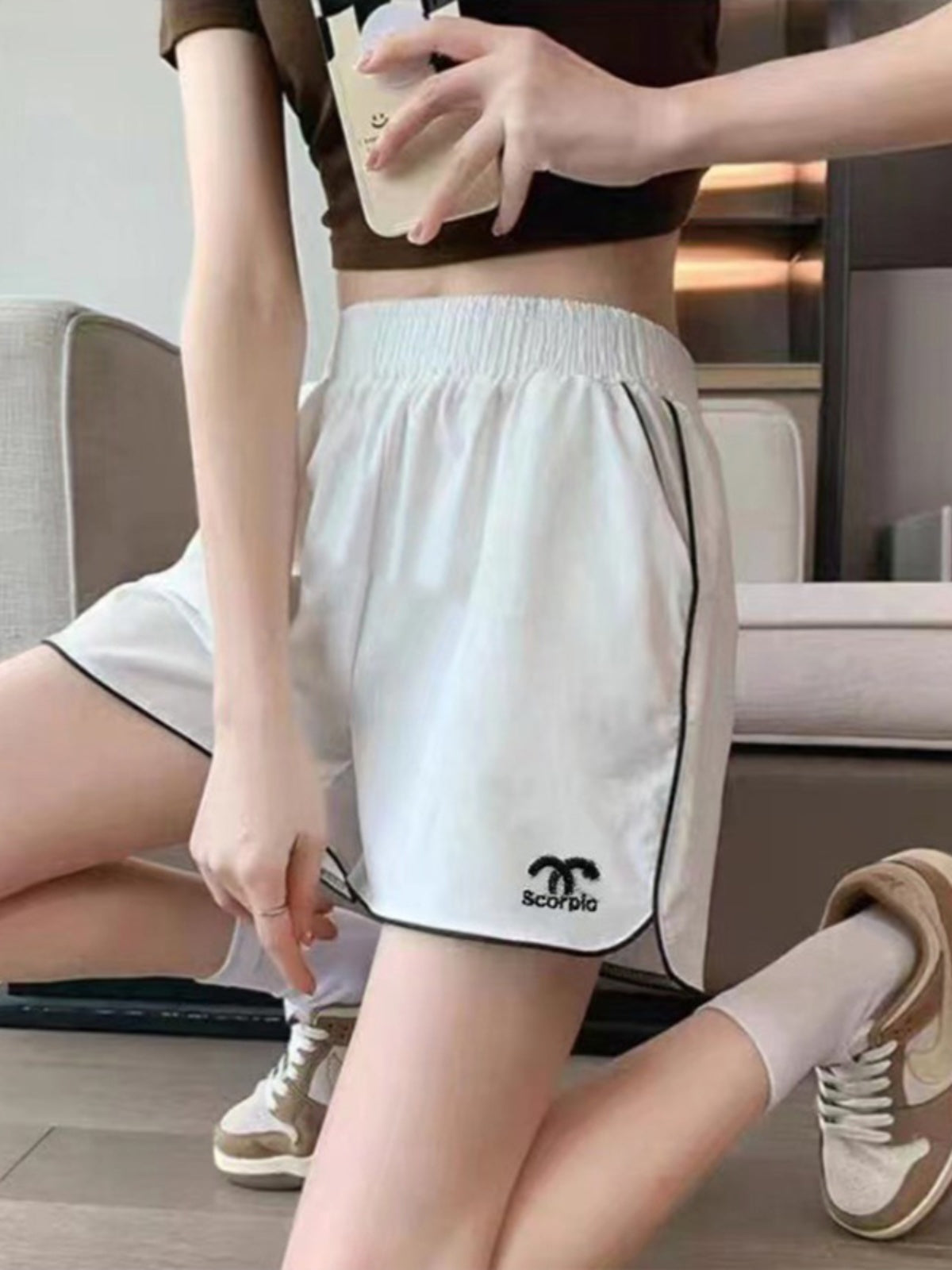 【bottoms】2色涼しいショートパンツF7718