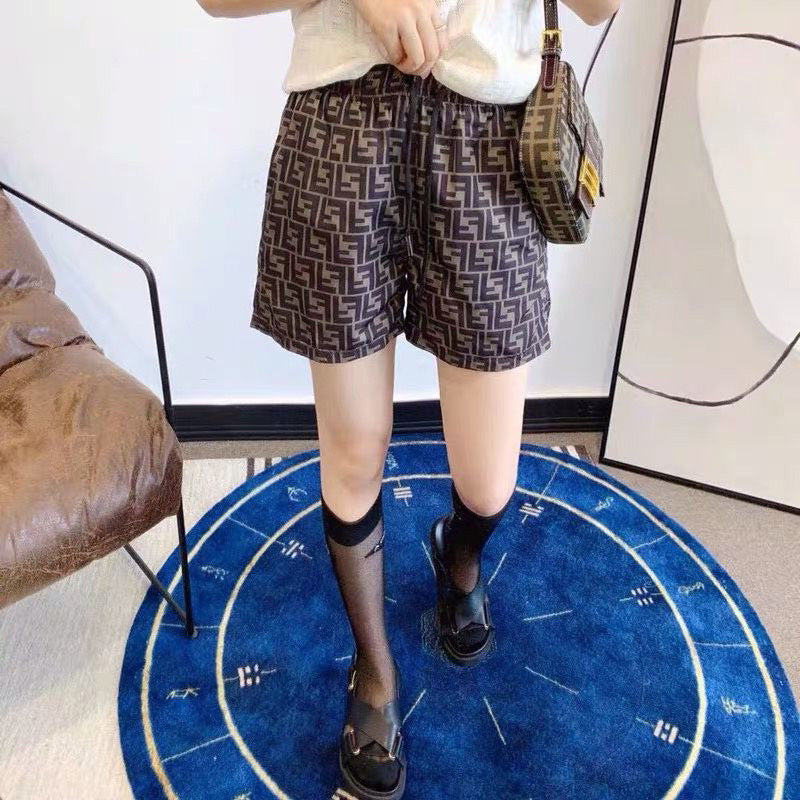 【bottoms】涼しい薄手ショートパンツF7719