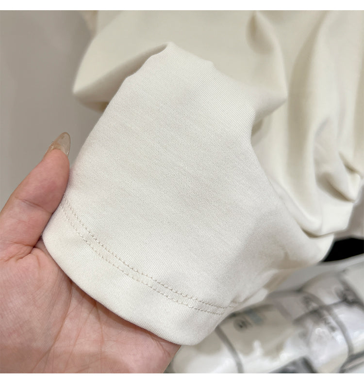 【tops】3色フレンチスリーブTシャツF7774