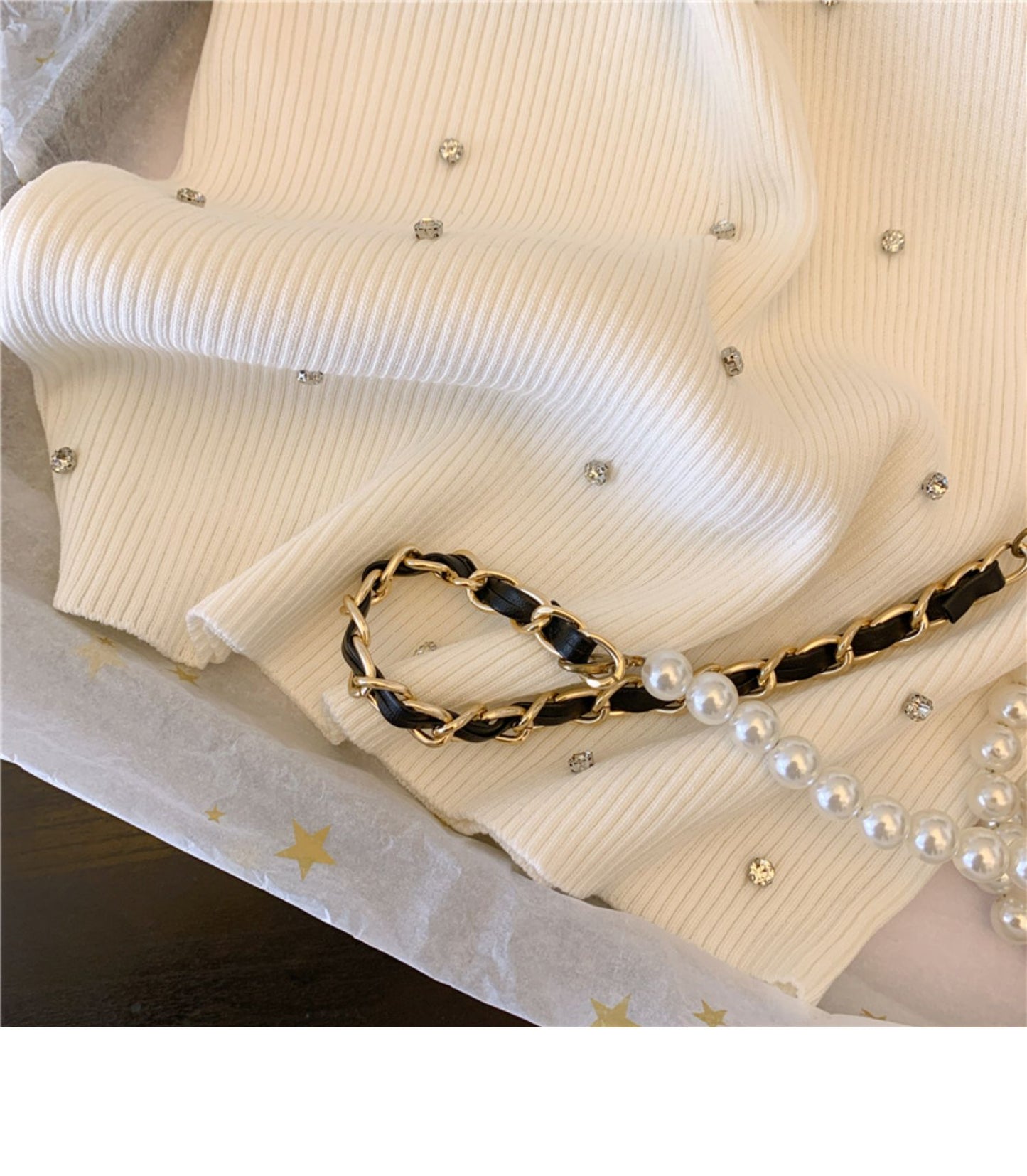 【tops】2色ニットタンクトップF7813