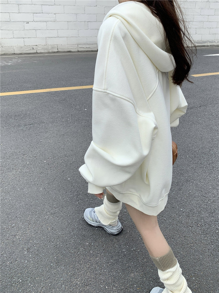 【set】フード付きパーカージャケット+スカート2点セットF8249