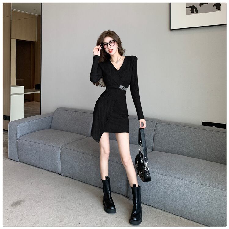 【dress】ニットワンピース M18563