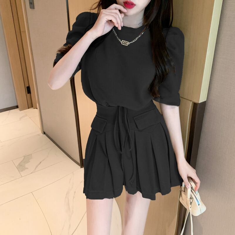 【set】Tシャツ+スカート2点セットG21371