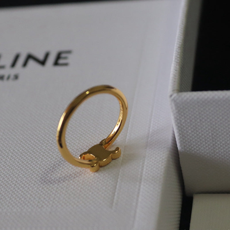 【小物】英字柄指輪アクセサリーF7604