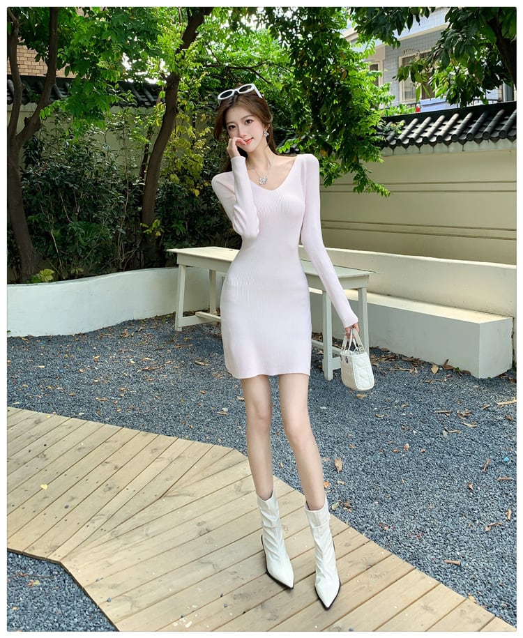 【dress】ニットワンピース M25342
