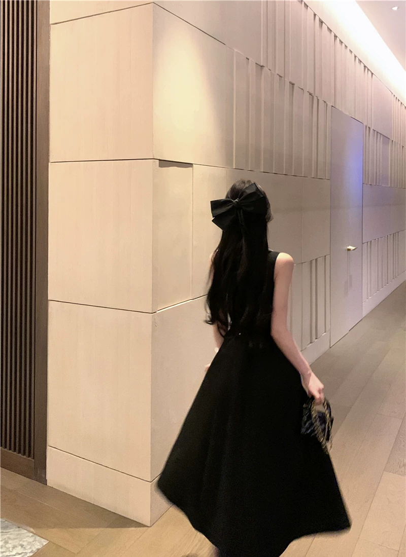 【dress】ノースリーブレースドッキングワンピース M31116