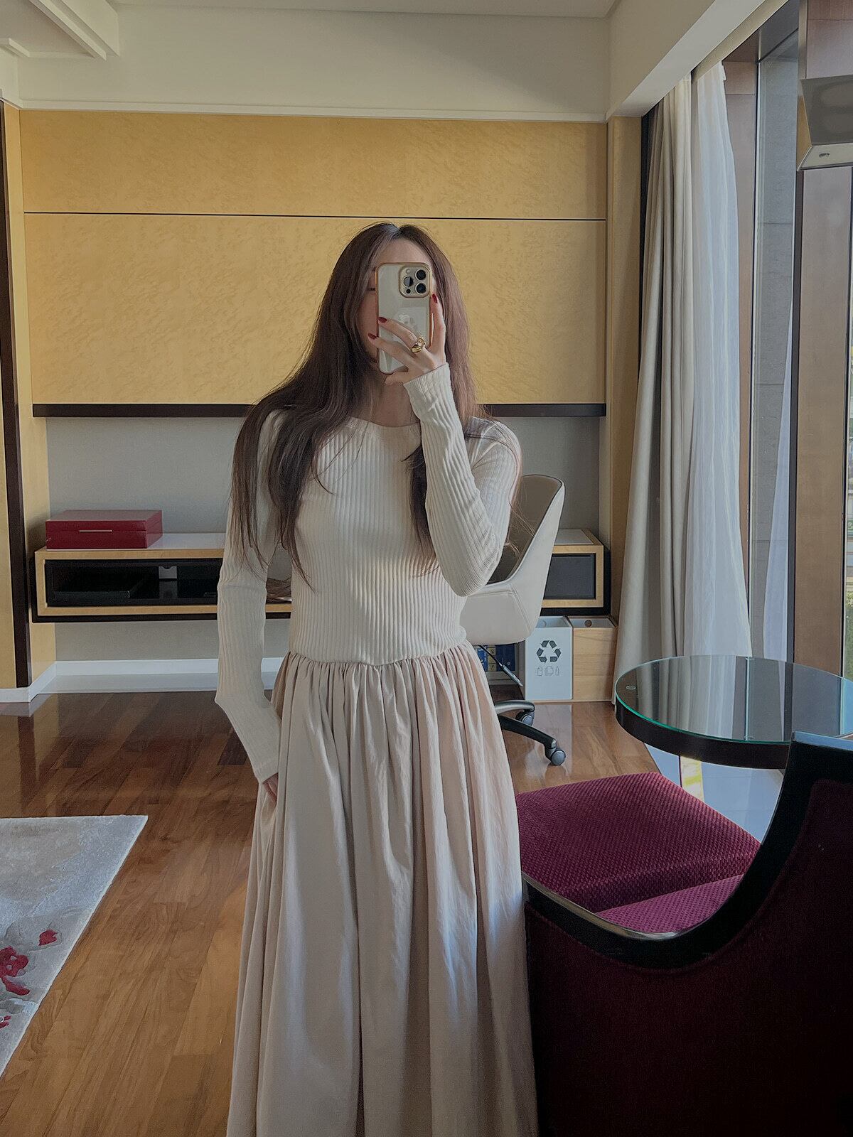 【dress】ドッキングワンピース M18667