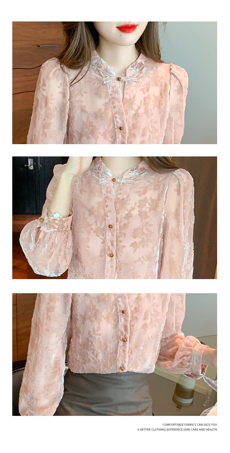 【tops】シャツブラウス M29450