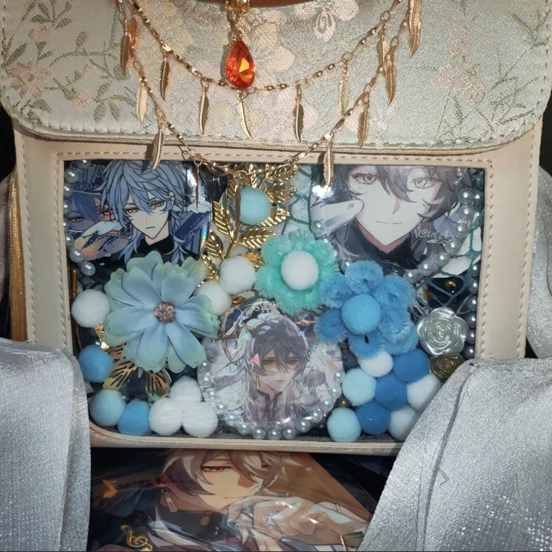 【GOODS】痛バッグ 刺繍 ショルダーバッグ Q2271