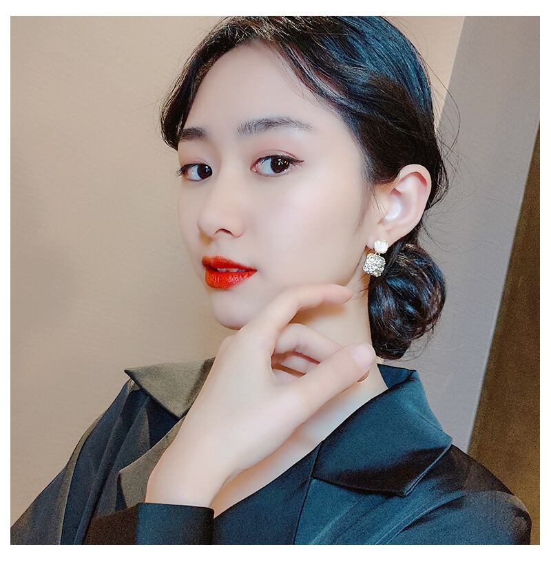 【小物】高級感 気質四角形ファッションシンプルピアスアクセサリー