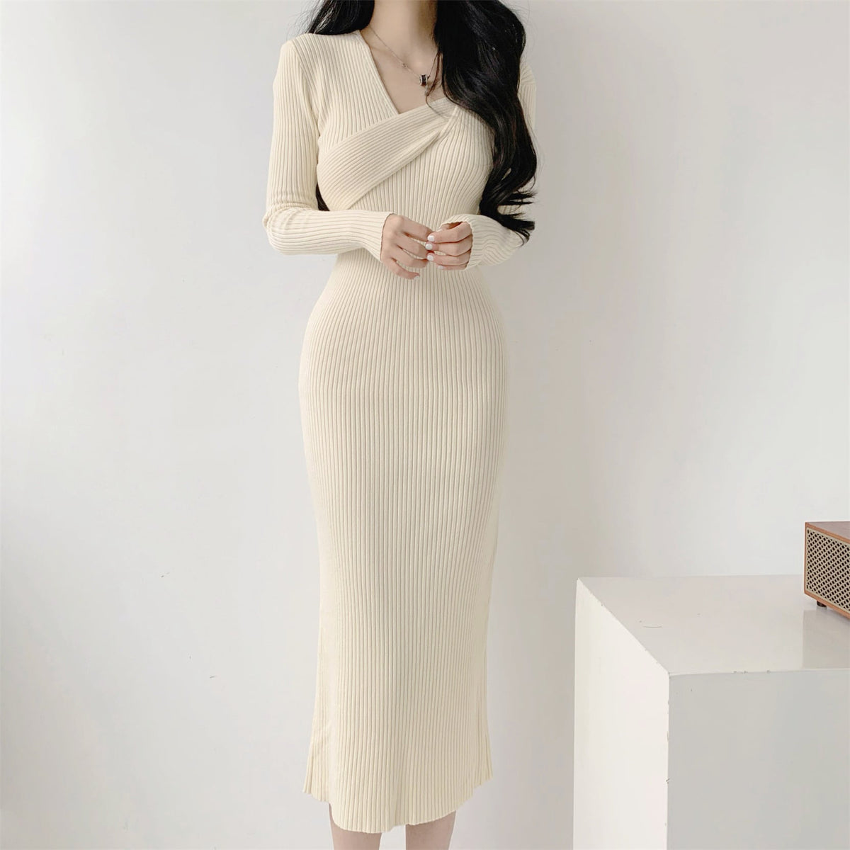 【dress】ニットワンピース M28068