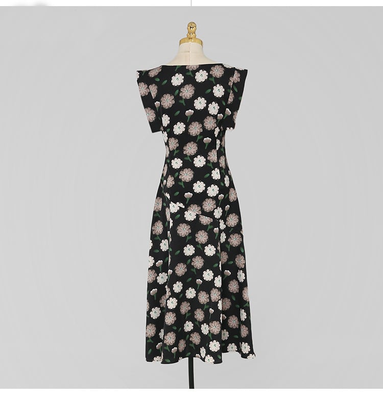 【dress】プリントワンピース M25218