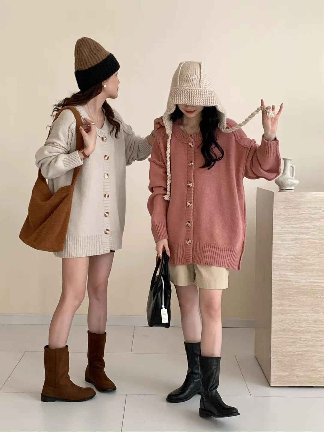 【outer】ニットカーデ M26004