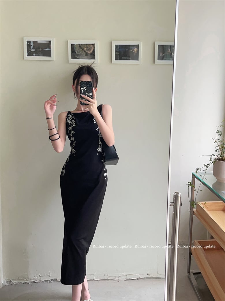 【dress】体型カバーキャミワンピース G20861