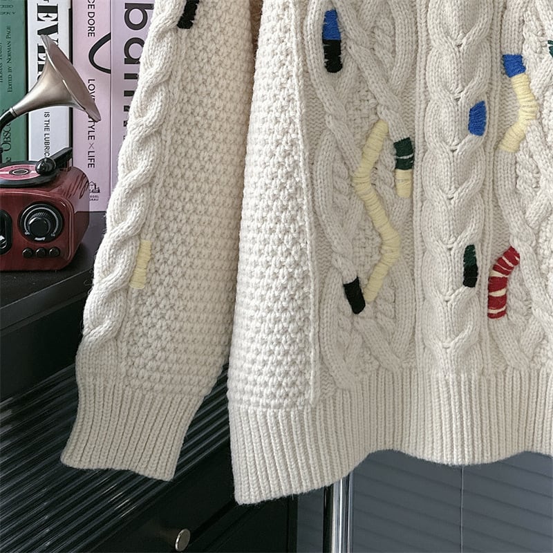 【tops】クルーネックニットセーター M27921