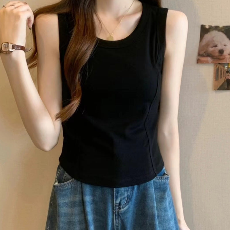 【tops】2色タンクトップF7591