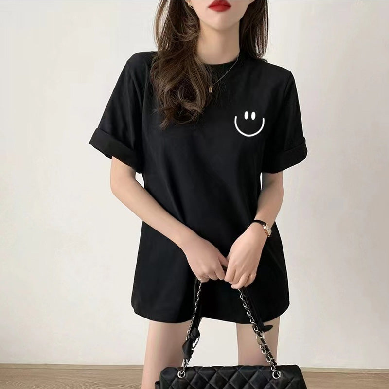 【tops】2色ゆったりTシャツF7860