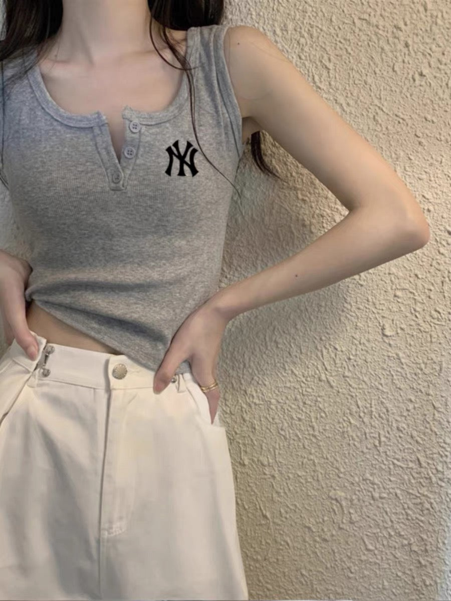 【tops】2色ノースリーブ人気タンクトップF7747