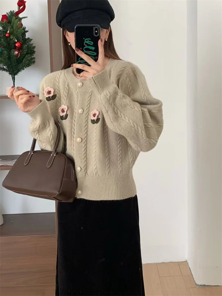 【outer】ニットカーデ M25975
