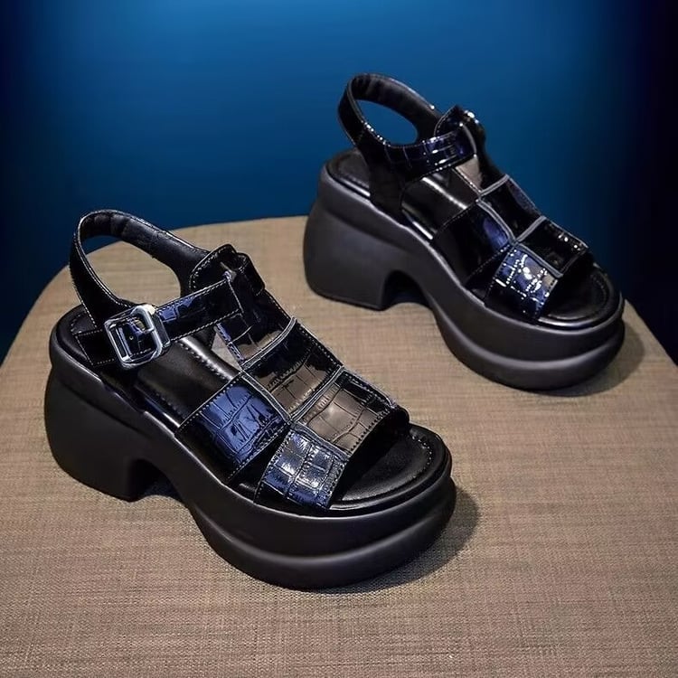 【shoes】チャンキーヒールサンダル M30231