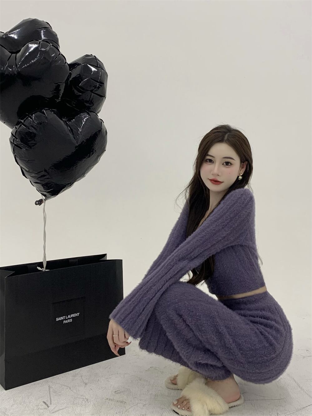 【set】 気質満点セクシーニットトップス+ハイウエストスカート2点セット G10253