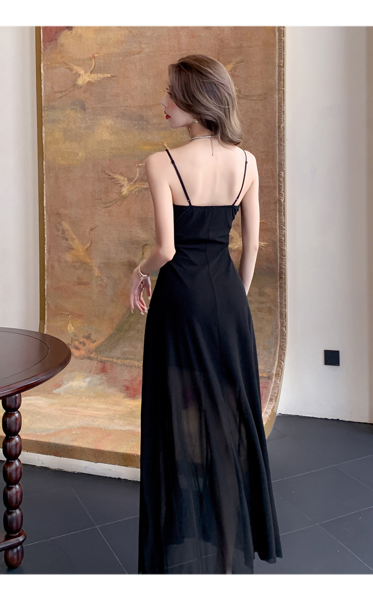 【dress】メッシュマーメイドデートキャミワンピースG21703