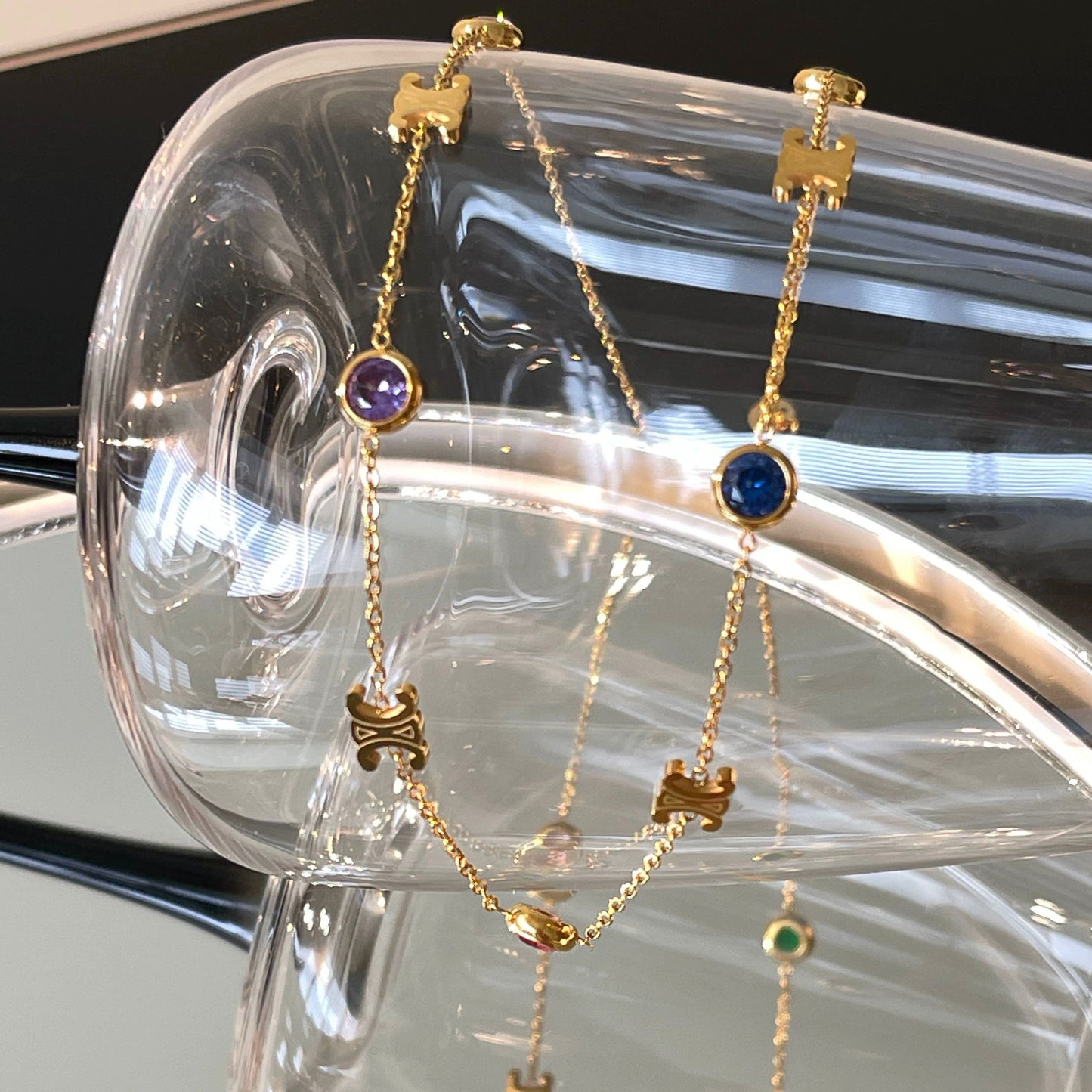 【小物】ブレスレット+ネックレスジュエリーセットG21753