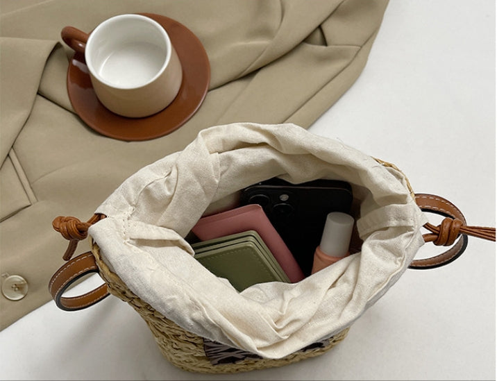 【小物】5色展開カゴバッグG21773