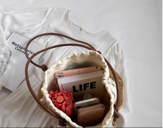 【小物】ファッションカゴバッグG21775