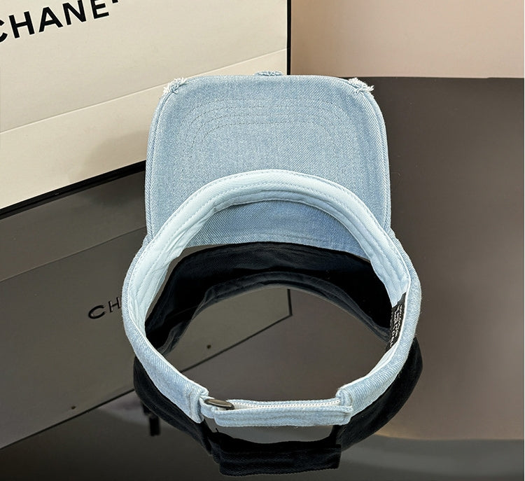 【小物】デニムつば広帽子G21784