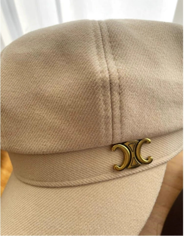 【小物】4色選択可ロゴベレー帽G21794