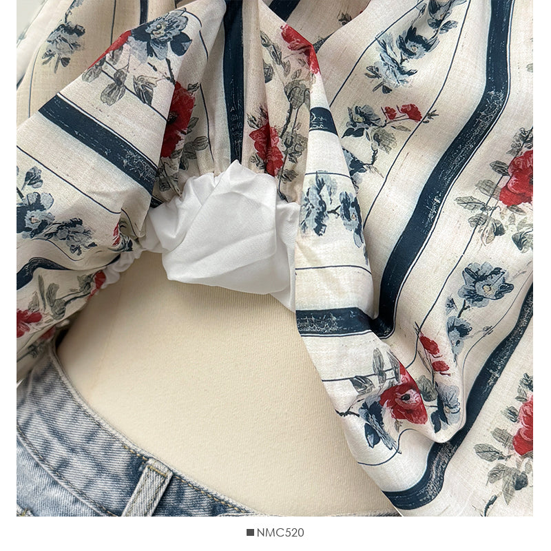 【tops】スクエアネック花柄キャミソールG21804