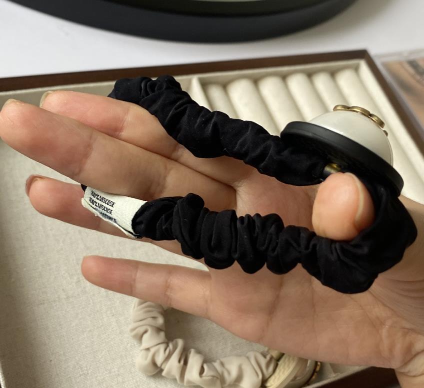 【小物】2色シュシュヘアゴムF7596