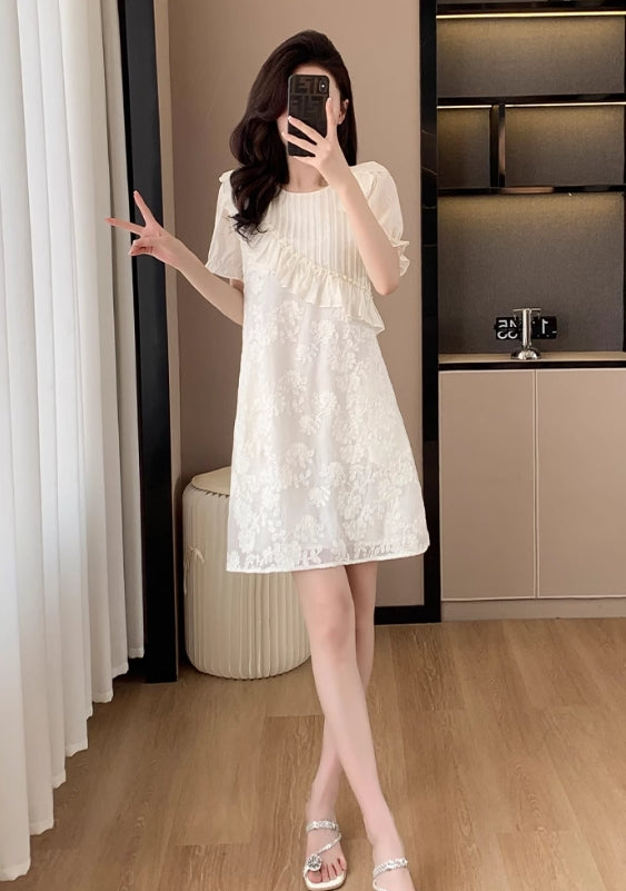 【dress】ファッションフリルデートワンピースG21845