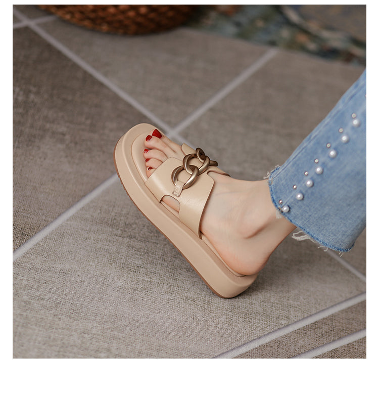 【shoes】2色選択可 厚底サンダルG21873