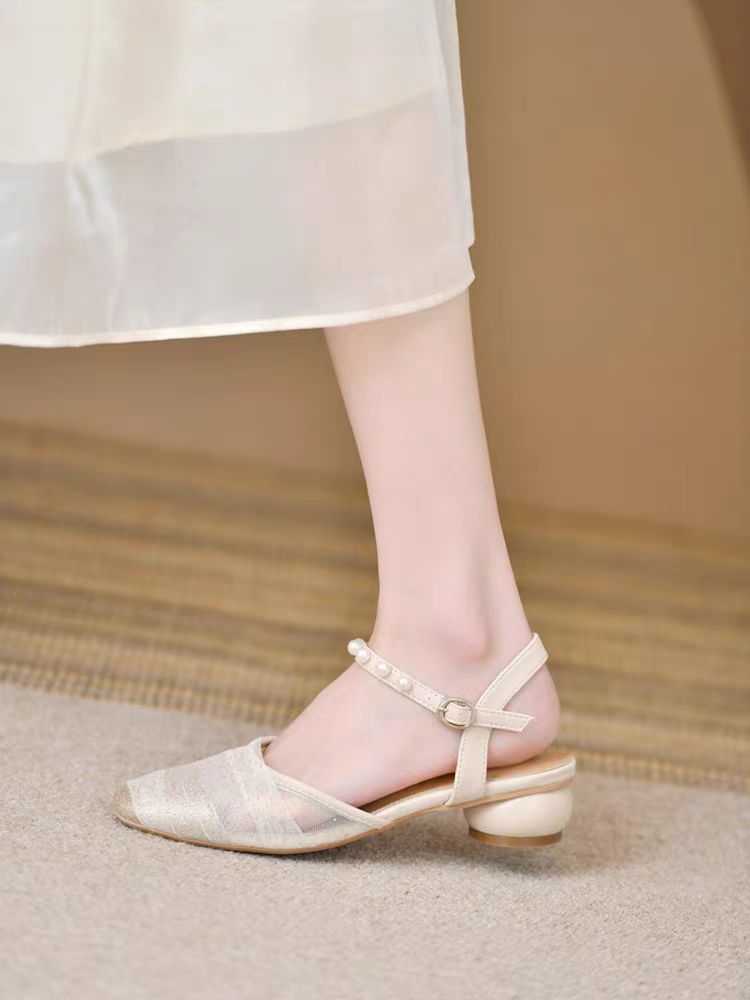 【shoes】パールサンダルG21876