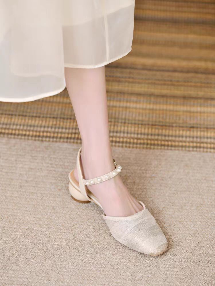【shoes】パールサンダルG21876