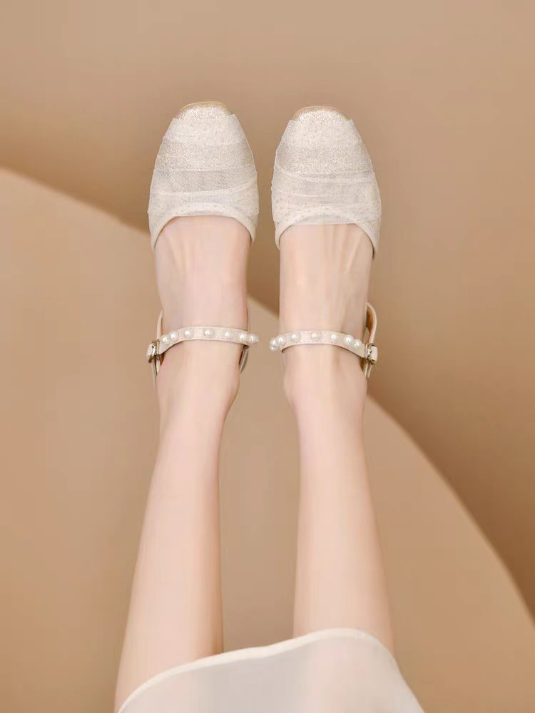 【shoes】パールサンダルG21876