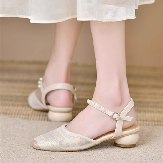 【shoes】パールサンダルG21876
