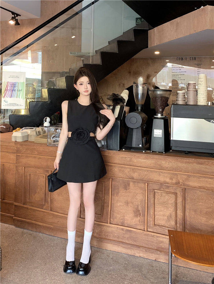 【dress】体型カバーイレギュラーデートワンピースG21888